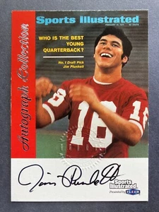 Fleer Greats Of The Game 1999 colección de autógrafos: Jim Plunkett automático (patriotas) - Imagen 1 de 2