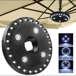 Patio Umbrella Light 28 LED 3 Modes Cordless Lights for Umbrellas Camping Tent - Picture 1 of 11