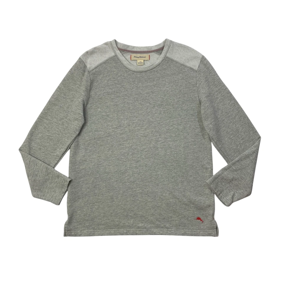 Рубашка для сна Tommy Bahama мужская L большая флисовая с подкладкой хлопковая смесь с длинным рукавом цвет экипажа - Изображение 1 из 4