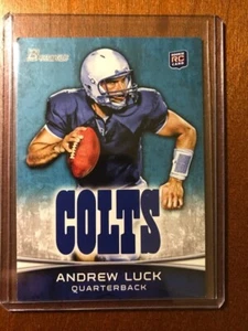 2012 Bowman #150A Andrew Luck RC/holding football Colts - Picture 1 of 2