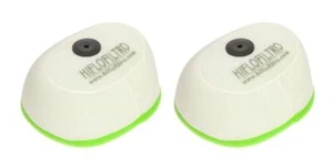 2x Kawasaki Motocross Foam Air Filters KX 125 250 2002 - 2007 HiFlo Filtro MX - Picture 1 of 1