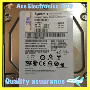 IBM 49Y6103 49Y6106 49Y6102 600GB 15K 6Gbps SAS 3.5" X3650 X3630 M4 Hard Drive - Picture 1 of 3
