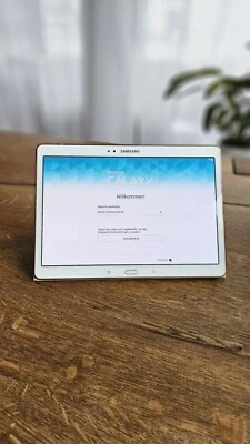 Samsung Galaxy Tab S SM-T800 16GB, WLAN, 26,7 cm (10,5 Zoll) - Dazzling White... - Bild 1 von 4