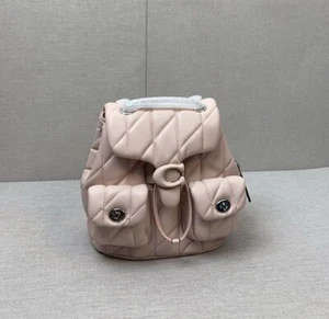 COACH Tabby Quilted Backpack Chalk CU077 Outlet NEU - Bild 1 von 9