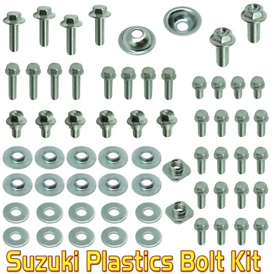 Kit de pernos de carrocería Suzuki RMZ carrocería plástico guardabarros RM-Z250 RM-Z450 RMZ250 RMZ450 Foto 1 de 3