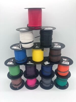 18 Gauge Primary Wire 100% Fine-Stranded Copper USA Made Lot NOT CCA - Image 1 of 4