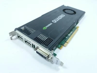 PNY VCQK4000-T Quadro K4000 3GB GDDR5 PCIe Dual DisplayPort Graphics Card - Image 1 of 2