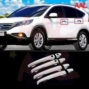 AAL FOR 13 14 15-16 HONDA CRV CR-V 4 Door Handle W/ Smart Keyhole Chrome Cover - Picture 1 of 2