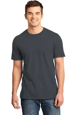 Camiseta District Para Hombre Algodón Manga Corta Muy Importante XS-4XL M-DT6000 Foto 1 de 3