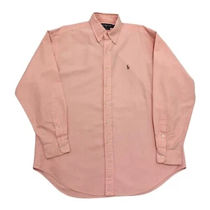 Ralph Lauren Blake Hemd Rosa Herren Large Relaxed Fit Baumwolle Langarm  - Bild 1 von 7