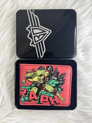 NIB Buckle-Down Men's Bi-fold Wallet - Raphael - Teenage Mutant Ninja Turtles - Image 1 of 3