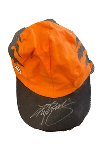 Kyle Busch Rare Signed Team Tiger Orange Hat. Never Worn. Sat In For 10years. - Picture 1 of 3