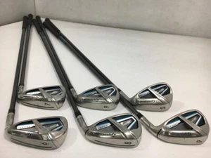 TaylorMade SIM MAX OS 2020 6pcs 6-9+PW+AW Iron Set TENSEI BLUE TM60 Flex Stiff - Picture 1 of 4