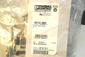 qty 10 - Phoenix Contact IB IL SCN-8-GY - 2862783 - Buste sigillate di fabbrica - Foto 1 di 3