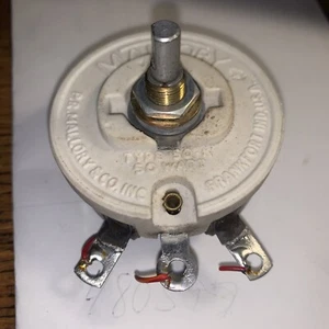 vintage old Mallory Rheostat 50W Type-50K 300 Volts antique part free shipping - Picture 1 of 8