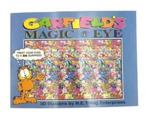 Garfield 's Magic Eye 3D Illusions N.E. Thing Enterprises Jim Davis 1995 PB - Picture 1 of 5