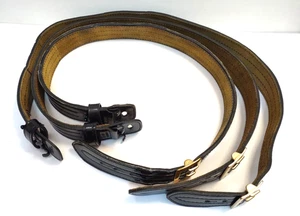 3 Stück Safariland MDL 87 Polizei Sicherheit Dienst Gürtel schwarz glänzend MDL87 Größe 38 - Bild 1 von 5