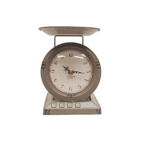 Vintage Food Scale Kitchen Countertop Island Clock Farmhouse Tabletop Home Decor - Picture 1 of 5