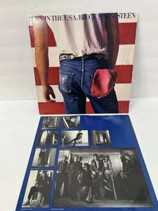 BRUCE SPRINGSTEEN BORN IN THE USA 1984 Vinyl LP W/lyric Sheet Columbia Recorordz - Picture 1 of 20