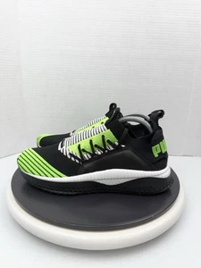 Puma Tsugi Jun schwarz grün Streifen Strick Low Top Training Laufschuhe Herren 8,5 - Bild 1 von 13