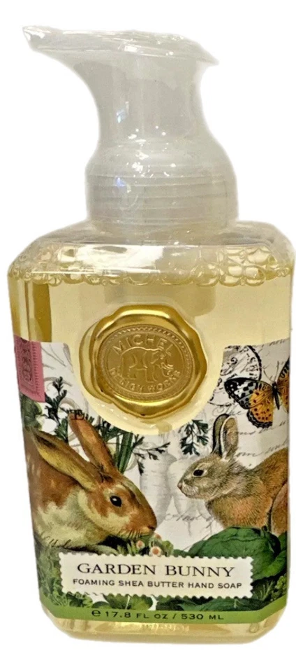 Michel Design Works Moussant Beurre Karité Savon à Main Lot Jardin Lapin 17.8 ML - Photo 1/1