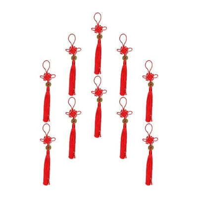 10pcs Pendentif de porte du nouvel an Pendentif chinois Décor du festival de - Photo 1/4