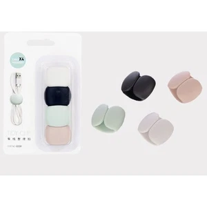 4 Pcs Datenkabelspeicherfall Kabelumwicklung Für Kopfhörer Kabelclip - Bild 1 von 11