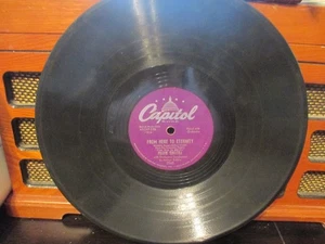 78 RPM RECORD,FRANK SINATRA, FROM HERE TO ETERNITY,ANYTIME ANYWHERE CAPITOL 2560 - Picture 1 of 1