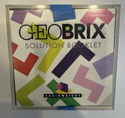 GeoBrix by Brainwright w/ Solution Booklet Solve Build Create Puzzle for Ages 8+ - Image 1 of 2