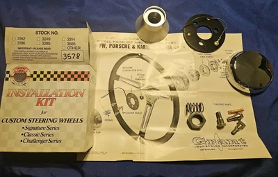 Nuevo 1954 - 1962 Triumph TR 2 3 Grant Cromo Volante Adaptador Kit 3578 Foto 1 de 4