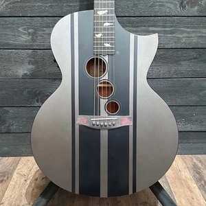 Schecter DJ Ashba Acoustic Guitar - Carbon Grey Satin - Picture 1 of 12
