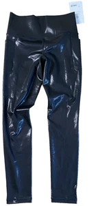 Athleta S Small Black Salutation Stash Shine Tight Leggings Women's - Picture 1 of 17