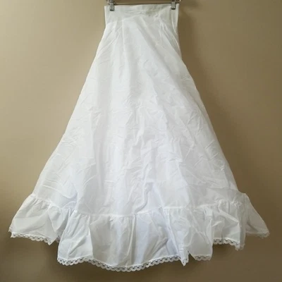 David's Bridal Blanco Crinolina Organza Talla 8 Enagua Aro Falda Sin Mangas  Foto 1 de 4