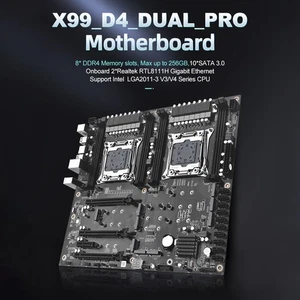 X99 Dual-Kanal Motherboard PRO Desktop-Computer Motherboard LGA2011-3 V3/V4 CPU - Bild 1 von 14