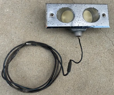 FORD THUNDERBIRD REAR BACK SEAT COURTESY LIGHT LAMP LENS 1961-1963 61-63 OEM - Image 1 of 4