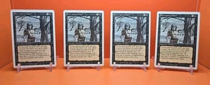 ⚫️⚫️ (4) 1994 MAGIC The Gathering SCAVENGING GHOUL REVISED 3RD EDITION PLAYED 2 - Picture 1 of 10