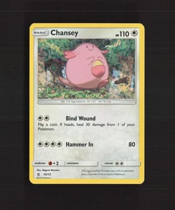 Tarjeta Pokémon Chansey 10/12 McDonalds 2018 Promo Holo Rara LP - Imagen 1 de 10