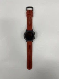 Garmin Fenix 6 Sapphire Carbon Gray with Red Band - Picture 1 of 4