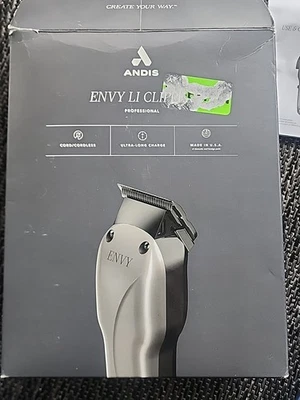 Andis Professional Cordless Envy Li Adjustable Blade Hair Clipper LCL  - Image 1 of 4