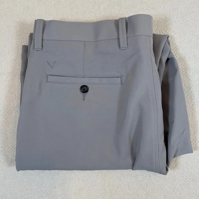 Callaway Men's Golf Pants Size 36x32 Gray Lightweight Active Fit - Image 1 of 4