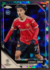 Zidane Iqbal 2021-22 Topps Chrome UCL Sapphire Edition Rookie #102 - Bild 1 von 2