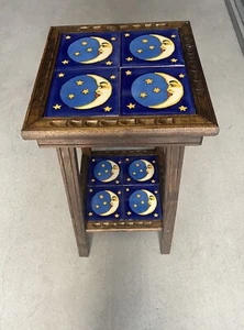 Moon Talavera Stand/Night Stand/End Table - Picture 1 of 4