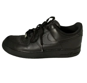 Nike Air Force 1 Low '07 Triple Black Men's Size 12 Sneakers 315122-001 - Picture 1 of 8
