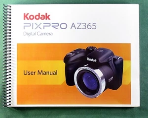 Kodak PixPro AZ365 Instruction Manual: Full Color with Protective Covers! - Picture 1 of 1