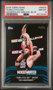 2018 Topps Women’s Division Alexa Bliss Team Little Big Blue /25 Bookend PSA 8 - Picture 1 of 3