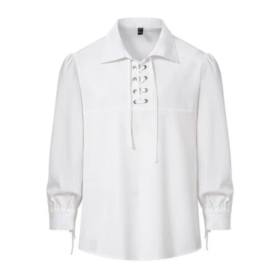 Disfraz renacentista medieval para hombre manga larga ropa con disfraces Foto 1 de 4