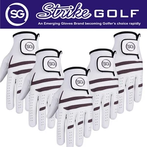 SG Pack of 5 Men Cabretta Leather Golf Gloves Tennis Gloves Great Value 4 money - Picture 1 of 8