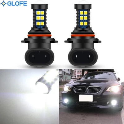 Luz antiniebla LED blanca 9006 sin errores para BMW E60 525i 530i 545i 550i M3 M5 760Li Foto 1 de 4
