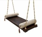 Ceiling Swing Handcrafted Solid Teak Wood Swing/Teak Wood Swing With Brass Chain