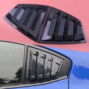 1pair Rear Window Louver Shutter Cover Trim Left & Right Fit for Subaru WRX STi - Picture 1 of 7